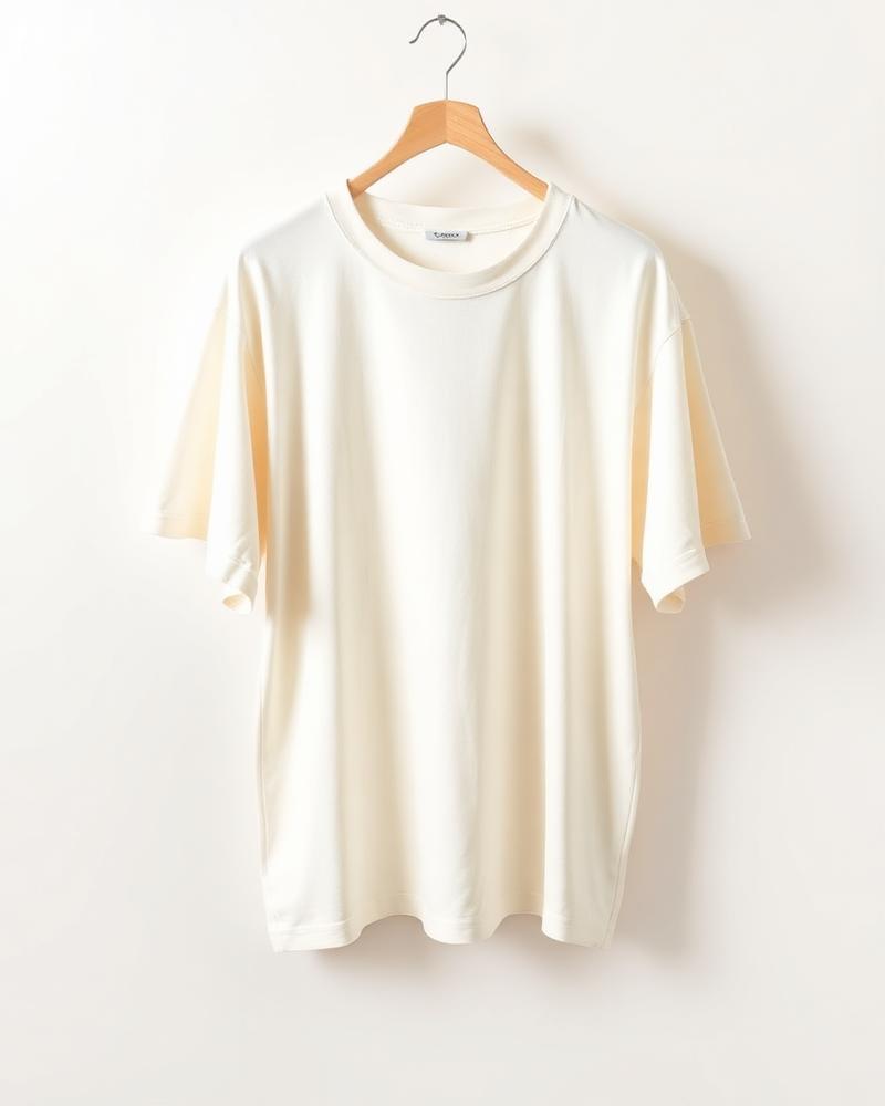 Oversize t-shirt Cream